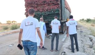 Les membres de la campagne « Ensemble pour limiter les accidents de la route »