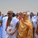 السيدة النائب أم كلثوم اليسع والمنسق الجهوي لحملة المرشح على مستوى تكانت