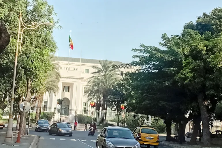 واجهة القصر الرئاسي السنغالي