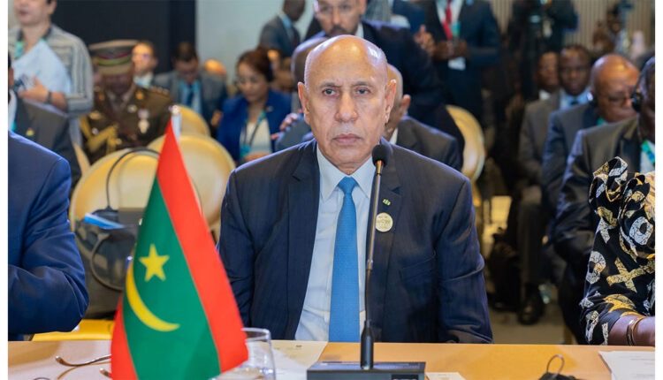 رئيس الجمهورية خلال مشاركته في قمة لواندا