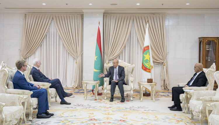 رئيس الجمهورية يستقبل المبعوث الأممي للصحراء الغربية بنواكشوط