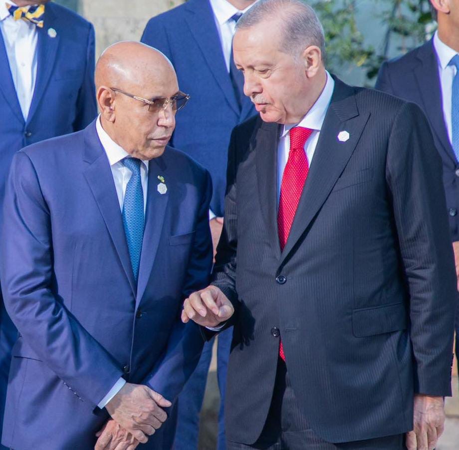الرئيس غزواني ونظيره التركي يبحثان هاتفيا تعزيز التعاون الثنائي والتنسيق الدولي