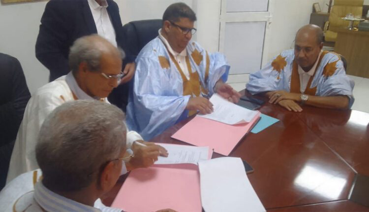 نواكشوط: توقيع اتفاقية بين جهة تيرس الزمور واتحادية الذهب لإنشاء بنك علف مدعومة