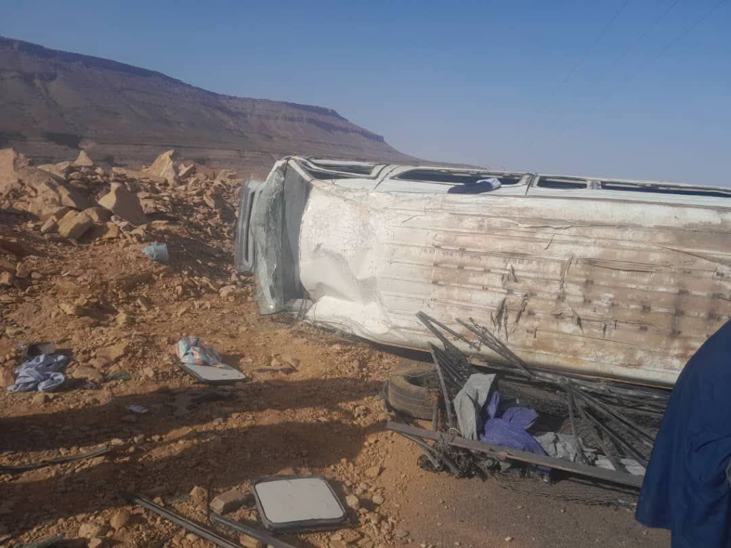 عاجل | موريتانيا: مصرع 8 أشخاص في حادث سير مروع على “طريق الأمل”