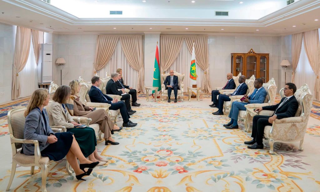 رئيس الجمهورية يبحث مع وزير الخارجية الألماني تعزيز التعاون الثنائي