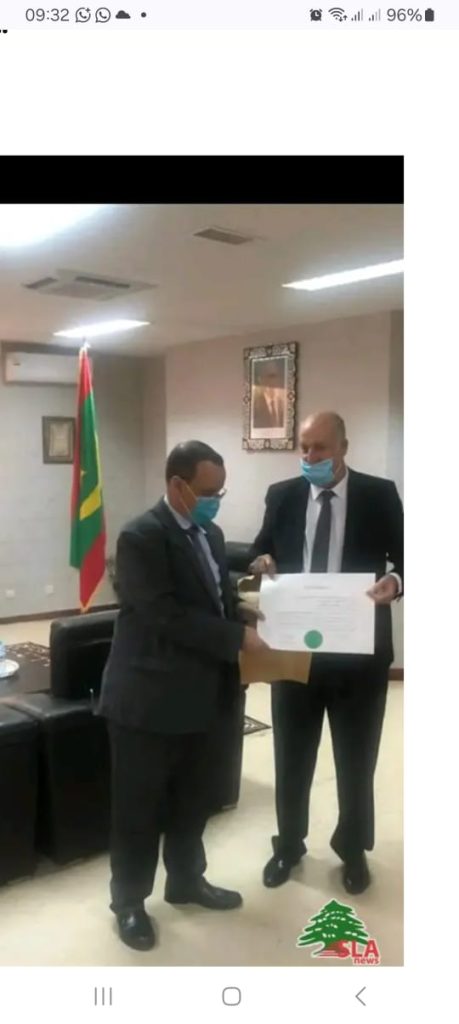 القنصلية اللبنانية في موريتانيا تهنئ إسماعيل ولد الشيخ أحمد بتعيينه أمينًا عامًا لمنظمة التعاون الإسلامي