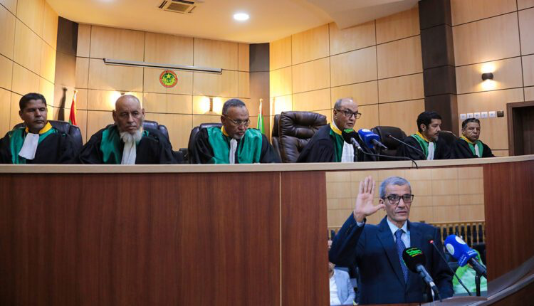 رئيس المجلس الوطني للتنظيم يؤدي اليمين القانونية أمام المحكمة العليا بنواكشوط