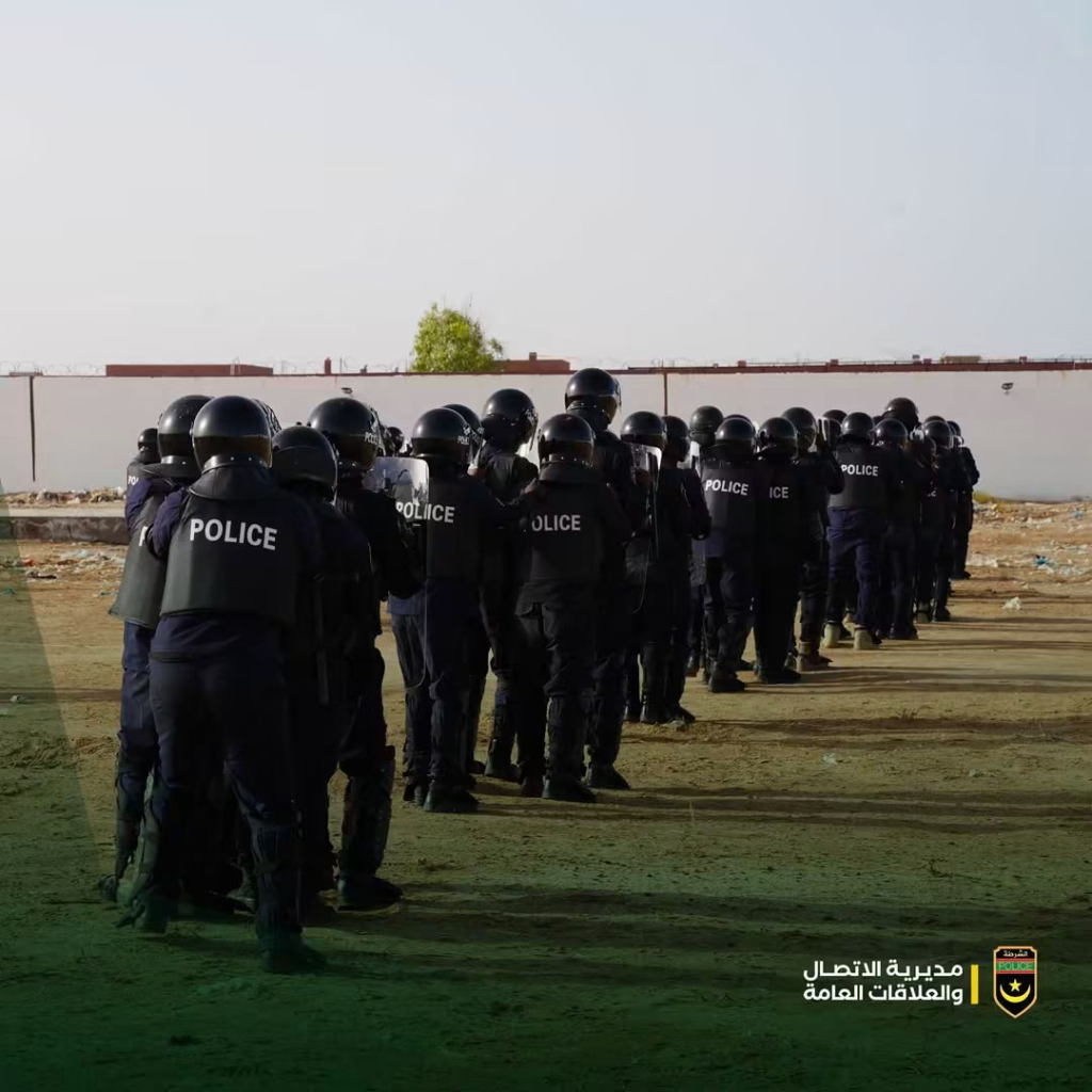 الشرطة تنظم تدريبا لسرايا حفظ النظام حول التعامل مع الشغب