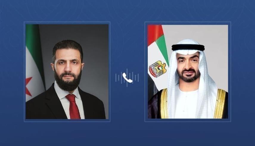 محمد بن زايد والرئيس السوري يبحثان تعزيز العلاقات الاقتصادية بين البلدين